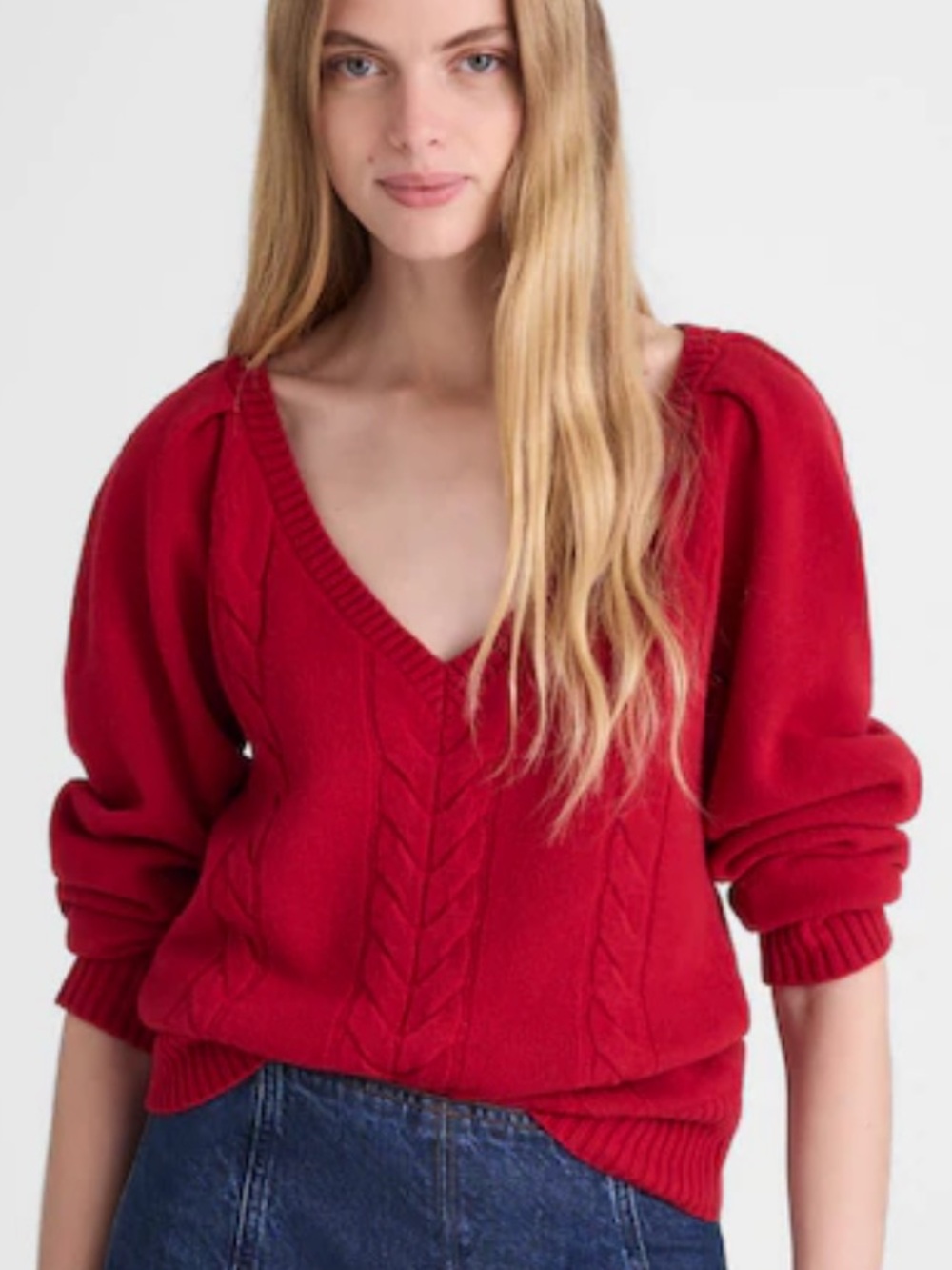 Madewell Merino Wool V-Neck Pullover Sweater